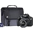 Canon EOS 2000D SLR Camera Kit with EF-S 18-55 mm IS Lens/16 GB SD Card and Case - Black (Renewed)