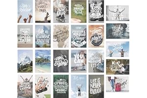 Edition Seidel Set 25 cartoline vita e momenti con detti - biglietti con detti - regalo - idea di decorazione, amore, amicizia, vita, motivazione, biglietti d'auguri foto inglese