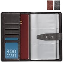 February Mountain Custodia Porta Biglietti Da Visita In Madreperla Stampata - Supporto In Acciaio Inox Con Specchio Integrato, Regalo Coreano Tradizionale In Scatola Lussuosa
