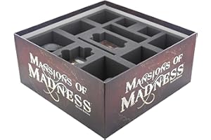 Feldherr Juego de Bandeja de Espuma Compatible con la Caja del Juego de Mesa Mansions of Madness Second Edition