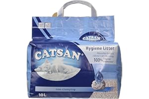 Catsan Lot de 2 litières hygiéniques de 10 L