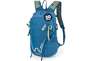 Terra Peak® Mochila de Senderismo 20L para hombre y mujer (ACTIVE 20 PEQUEÑA) - Mochila de montaña, trekking y viaje para exteriores, ergonómica e impermeable, con ventilación trasera (transpirable)
