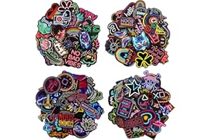 Paquete de Pegatinas, Sterneer 200 Piezas Neón Pegatinas Graffiti Stickers, VSCO Aesthetics Stickers para Portátiles, Automóviles, Motocicletas, Bicicletas, Monopatines