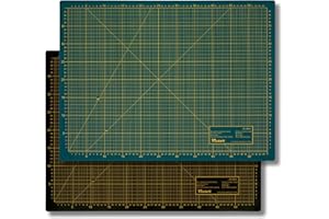 ‎VICTOR Victor Schneidematte Grün Schwarz 45x60cm 3-lagig Schneidematte A2 selbstheilend - Bastelunterlage - Schneideunterlage - Schnittmatte - Schreibtischunterlage - Unterlage Schreibtisch Nähen