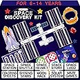 Kit4Curious Space Discovery kit – Space Theme Gift Toy – Space Station 3D Model, Space Ludo, Space Games, Space Planets Astronaut Coloring Sheets, 10-in-1 Activity kit