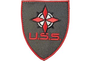 LEGEEON Resident Evil USS Logo Umbrella Security Op Raccoon City Embroidered Fastener Patch