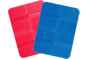 FT-SHOP Cuscino in Schiuma Pieghevole Esterni Tappetino Seduta Picnic Portatile Impermeabile Prova di umidità per Campeggio Escursionismo Picnic 2 Pezzi