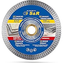 Lame De Scie Circulaire Diamant 4,5 Pouces - HIGHDRIL - Pour Carrelage, Marbre Et Plus !