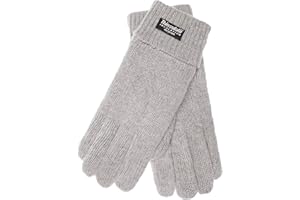 EEM FASHION EEM guantes de punto para mujer con forro Thinsulate, material de punto hecho de 100% algodón