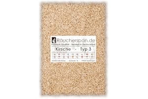 RÄUCHERSPAN.DE Räuchergold farine de fumage Cerise en bois de cerisier type 3, 1 kg