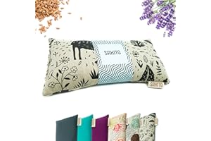 SAKITO Cuscino Termico Microonde (25x12 cm) - Cuscino Riscaldabile Naturale per Dolori Mestruali - Utilizzo Caldo o Freddo - Elevata Ritenzione del Calore - Tessuto di Qualità - Profumo di Lavanda