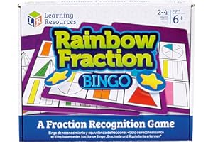 Learning Resources Loto de Fractions Rainbow Fraction