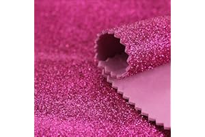 ALMACENES CASA ANGEL GOMA EVA GLITTER PURPURINA DE 90 CM ANCHO (FUCSIA, 1 METRO)