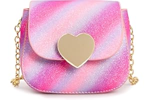 VOLGANIK ROCK Cute Little Handbag Heart Design Girls Purse Little Grils Crossbody Bag Shoulder Bag for Girls Toddler