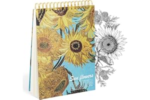 KEBUYE A4 Sketchbook Drawing Sketch Pad - Sketch Book Art Sketchbook Spiral Bound Painting Book - 200gsm/60 Pages Cartridge Paper for Landscape Portrait Sketching Colouring for Kids Artist Children Adults