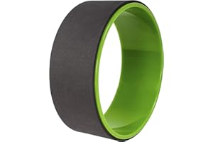 SIGNATURE FITNESS BalanceFrom Yoga-Rad zum Dehnen von Dharma-Yoga-Requisiten, Bequeme Unterstützung für Yoga-Posen und Rückenbeugen