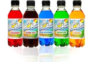 SNO-TUBZ Slush Syrup|Snow Cone Syrup - 5 x 250ml Bottles of Our Most Popular Flavours - Can be Used with All Slush|Slush|Slushie Machines