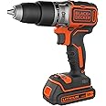 BLACK+DECKER BL188KB-QW Trapano/Avvitatore a Percussione Brushless con Doppia Batteria in Valigetta, 1.5 Ah, 27 W, 18 V, 2, 0