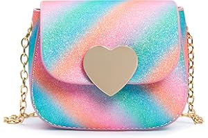 VOLGANIK ROCK Cute Little Handbag Heart Design Girls Purse Little Grils Crossbody Bag Shoulder Bag for Girls Toddler