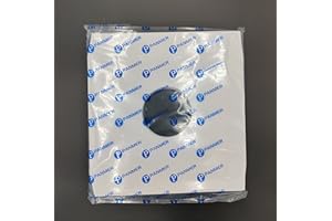 PANMER Pochette pour disque vinyle 30 cm en papier blanc (lot de 100)