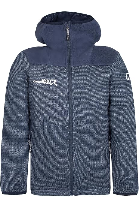 Rock Experience Beaver Felpa Junior Con Collo Alto | Sherpa Fleece Antivento Per Bambini, Unisex