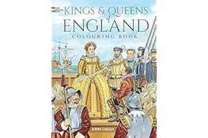 Kings and Queens of England Coloring Book (Dover History Coloring Book)