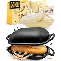 Kaisertal, Stampo Per Pane In Ghisa Con Coperchio, 28 Cm, Robusta
