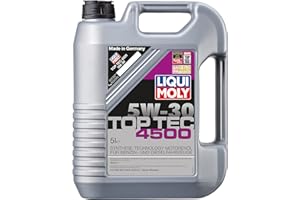 ‎LIQUI MOLY LIQUI MOLY Top Tec 4500 5W-30 | 5 L | Synthesetechnologie Motoröl | Art.-Nr.: 3729, farblos
