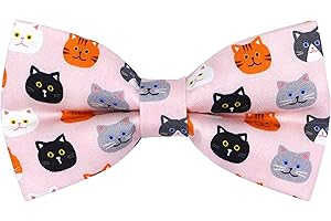 OCIA Pajaritas Hombre Originales Pajarita De Algodón Con Diseño De Animales De Dinosaurios Pre-Atado Para Adultos Niños