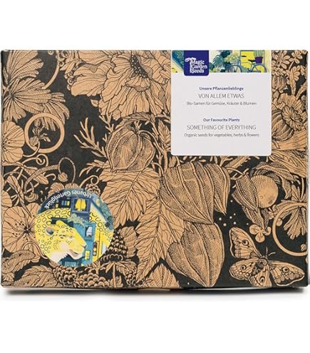 Coffret Graines Bio - 6 Variétés Pour Pots | Tomates, Salades, Basilic, Piments, Fleurs