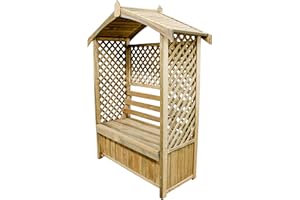 Forest Garden Forest Lyon Arbour, Pressure Treated, 6'5 x 5'11