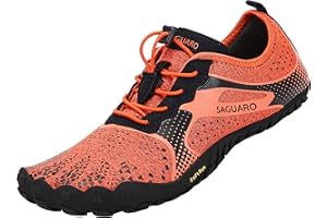 SAGUARO Chaussures de Trail Running Homme Femme Chaussures Minimalistes Chaussures de Sport Outdoor & Indoor Gym Fitness Randonnée Escalade Marche Barefoot Shoes Chaussures Aquatiques