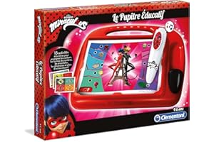 Clementoni Pupitre éducatif Miraculous, 4 - 6 ans,52355, Multicolore