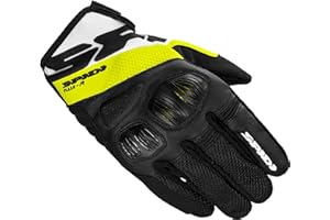 SPIDI, Flash-R Evo, Gants Moto Homme, Protecteurs et Résistants, Gants Moto Été Imperméables et Antidérapants, avec Compatibilité Tactile, Poids Moyen 0,1 kg