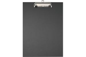 Falken Porte-documents écologique. Fabriqué en Allemagne. Avec âme en carton solide et revêtement extérieur en papier coloré pour format DIN A4, noir