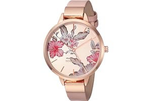 Nine West Women's Floral Dial Strap Watch