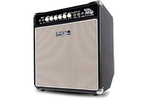 Rocktile BA-50 Lemmy Basscombo (50 Watt, boîtier incliné, Haut-Parleur 12", avec Boucle d'effets et limiteur) Noir