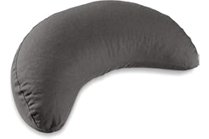 Lotuscrafts Zafu Coussin de méditation, Hauteur d'assise 15 cm, Modèle Zen Kapok Rond, Coussin de Yoga, Yoga Bolster, Housse en Coton Lavable, Remplissage kapok, Certifié GOTS