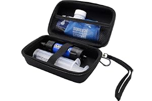 ProCase (Endast fodral) Bärväska för Sawyer MINI vattenfilter, stöttåligt hårt reseförvaringsfodral skyddskåpa, för Sawyer MINI vattenfiltreringssystem – svart.
