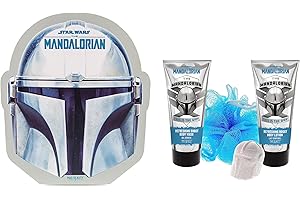 Mad Beauty XL Star Wars zestaw upominkowy 3D - The Mandalorian - kula kąpielowa, balsam do ciała, żel pod prysznic, gąbka