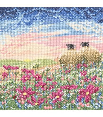 Bothy Threads Kreuzstich-Set 'Liegestuhl Spaß' - 37x15cm Stickerei Mit Allem Zubehör