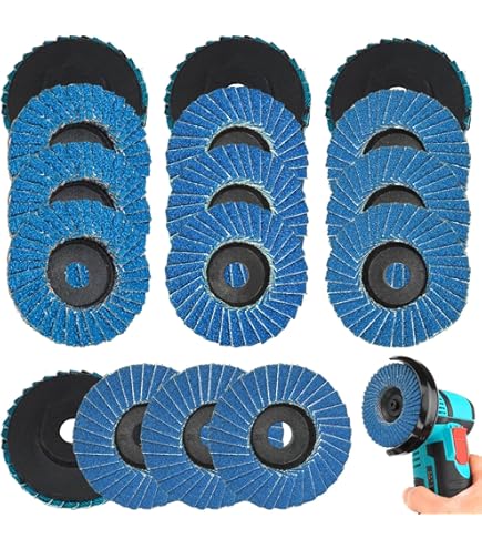 Ruote Buffing 200mm Ruote Per Lucidatura Airway 8 Pollici - 2 Pezzi, Foro 5/ 8, Per Smerigliatrici Dischi Polishing Metalli - Foto 4