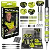 Winmau Michael Van Gerwen MvG Gift Sets - 50 Piece Darts Set with 4 Sets of Shafts, 4 Sets of Flights Plus Accessories