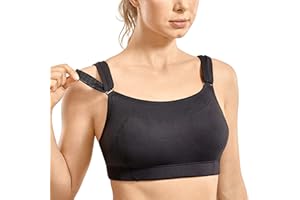 SYROKAN Femme Soutien Gorge de Sport Haut-Impact sans Armatures