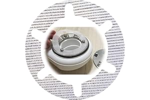 HäkchenRein Haarfänger 10er-Set | Haarsieb für Moderne Duschen/Ablaufgarnituren | Durchmesser: 11 cm | Passt für VIEGA, AlcaPLAST, UVM.