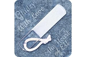 ‎GLADZY Echte Tschechische Glas Fußfeile - Doppelseitige Oberfläche mit unterschiedlicher Körnung, sanfte Hornhautentfernung, Pediküre & Spa für raue Haut, professionelle Pflege von Fersen, EU-Qualität Gladzy