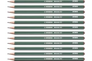 Crayon graphite - STABILO Othello - Lot x 12 crayons papier 4B - tête trempée