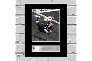 ICONIC PICS Photo dédicacée encadrée de Hugo Lloris de France FC