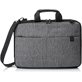 HP Signature 15.6 inch Slim Top-Fed Portable Computer Case, Grey & Black