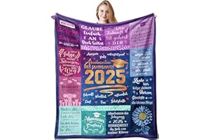 ‎JINMAPLE Jinmaple Bachelor Abschluss Geschenk, Master Abschluss Geschenk, Mutmacher Geschenke, Bachelor Deko Doktorhut, Master Abschluss Geschenke, Abitur Geschenke, Bestandene Prüfung Geschenk Decke 150x130CM